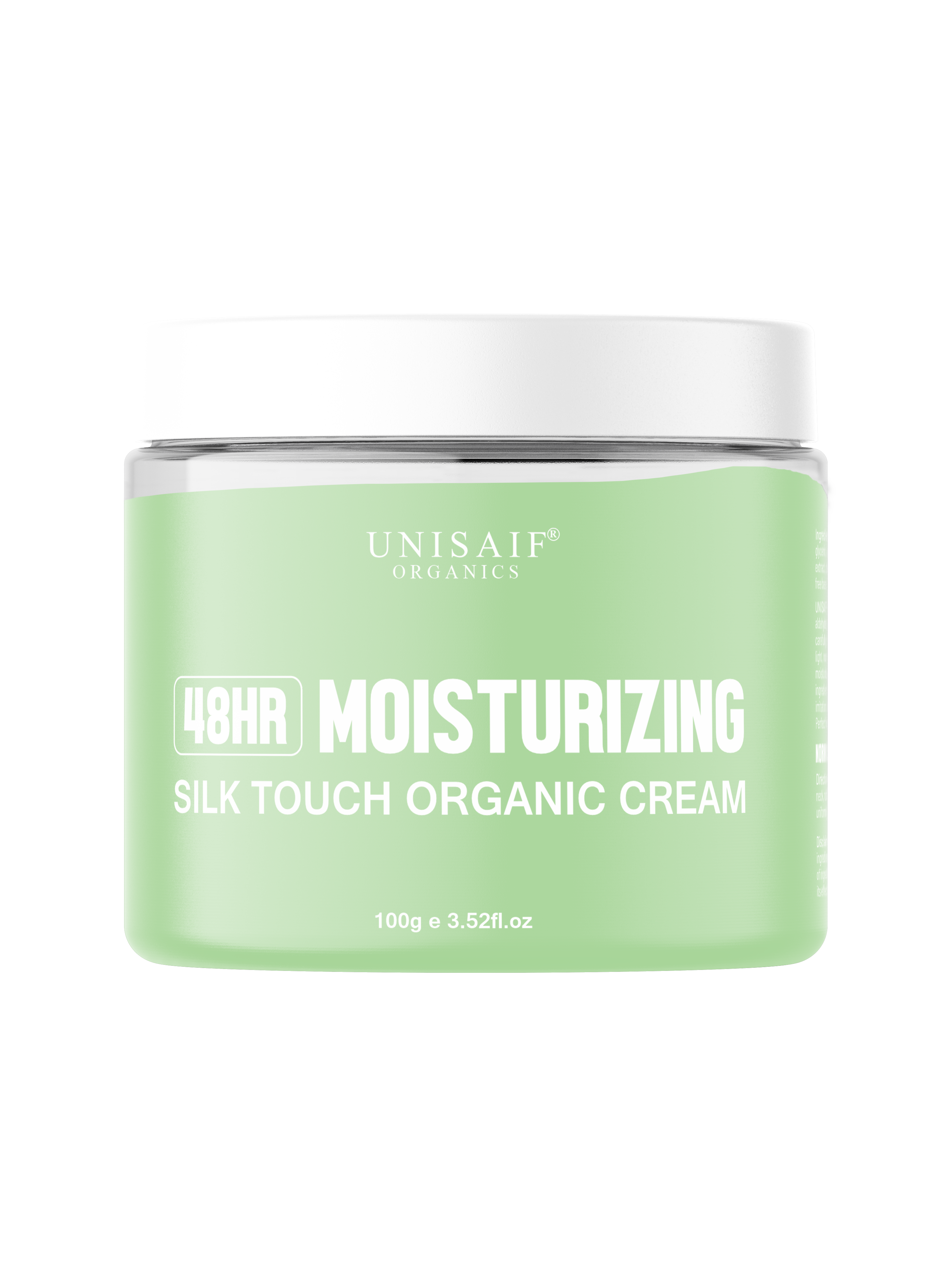 48HR Moisturizing Silk Touch Organic Cream 100g (Normal to Dry Skin)