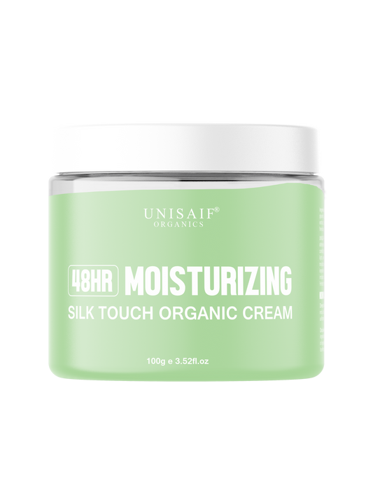 48HR Moisturizing Silk Touch Organic Cream 100g (Normal to Dry Skin)