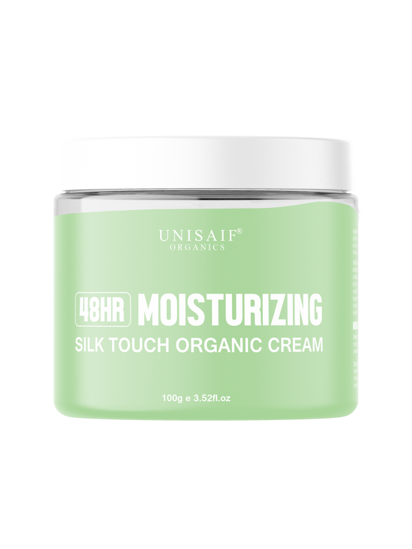 48HR Moisturizing Silk Touch Organic Cream 100g (Normal to Dry Skin)