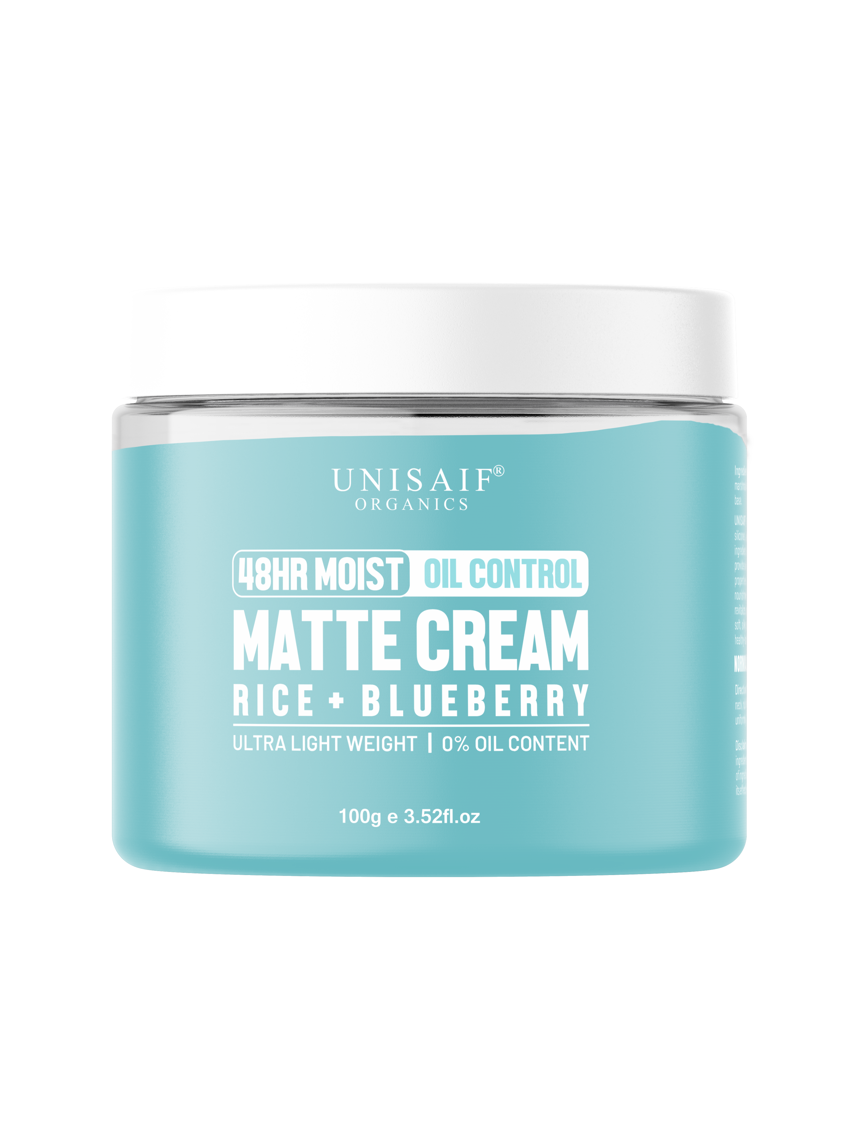 48HR Oil Control Matte Cream Rice+Blueberry 100g (Normal to Oily Skin)