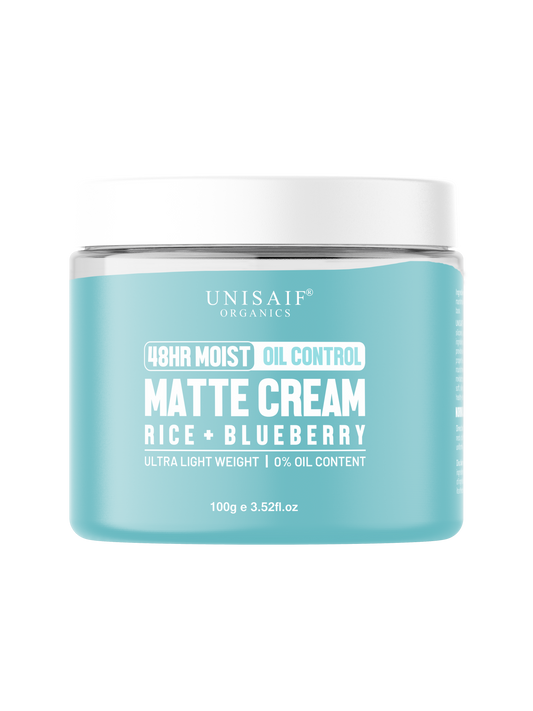 48HR Oil Control Matte Cream Rice+Blueberry 100g (Normal to Oily Skin)