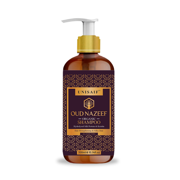 Oud Nazeef Shampoo 300ml For Hair Strengthening & Silky Hair | NO SULPHATE | NO PARABEN