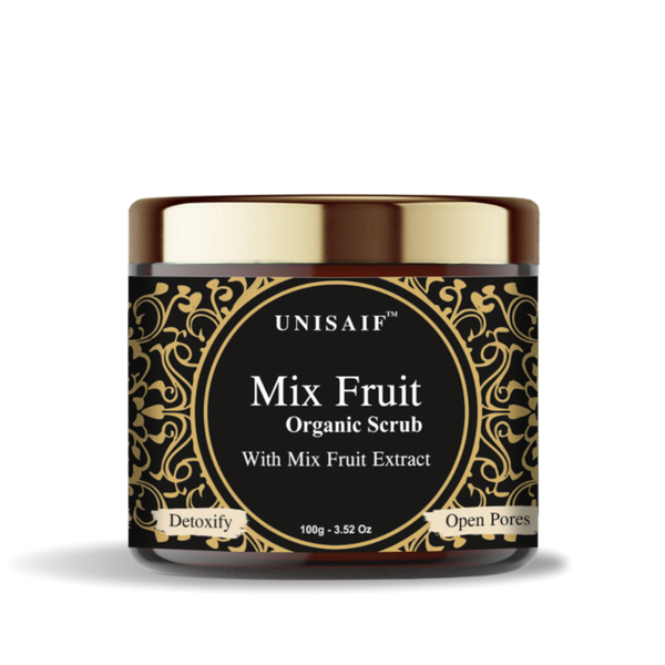 Mix Fruit Organic Scrub (100g) For Skin Toning |Detoxifying |Open pores |Exfoliating