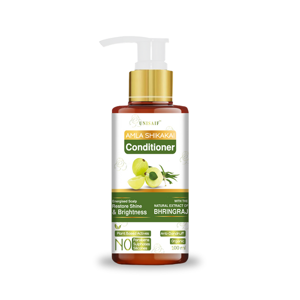 Amla Shikakai Conditioner (100ml) For Hairfall/Dandruff Improves Shine & Texture | NO SULPHATE| NO PARABEN| NO SILICON