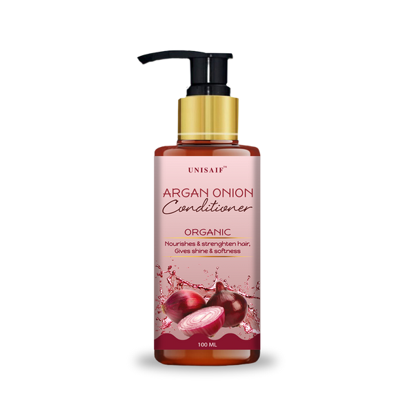 Argan Onion Conditioner (100ml) For Hairgrowth, Hair Volume, Dandruff | NO SULPHATE| NO PARABEN| NO SILICON